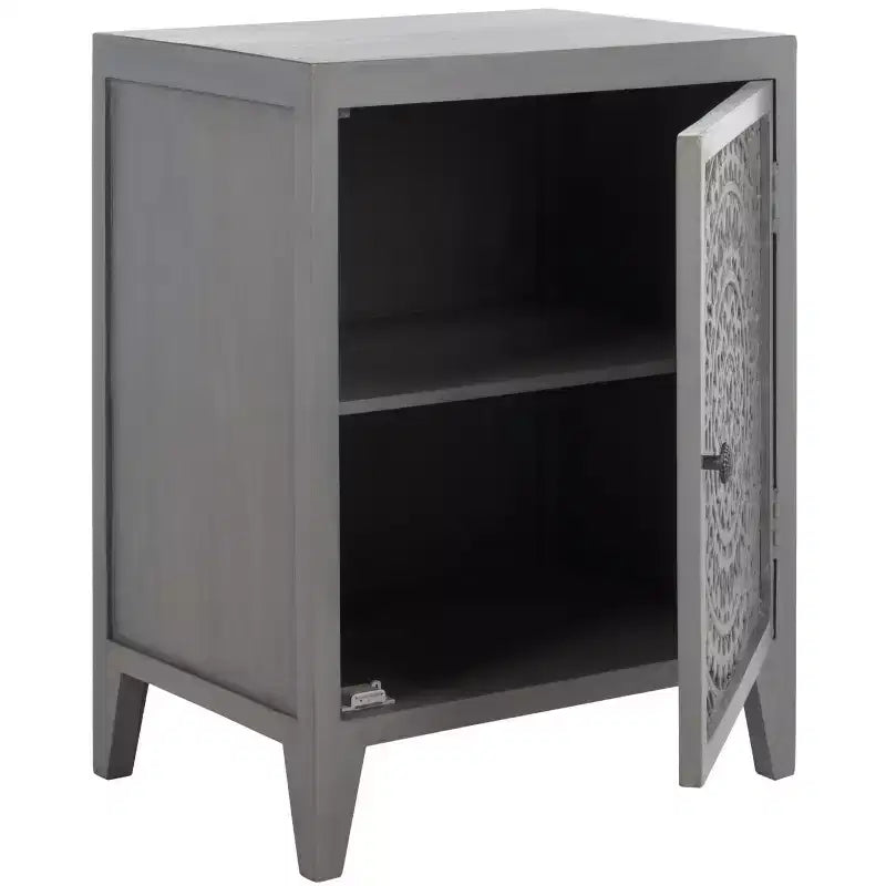 Table de chevet sculptée 1 porte Thea - NST5300 - Safavieh