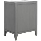 Table de chevet sculptée 1 porte Thea - NST5300 - Safavieh