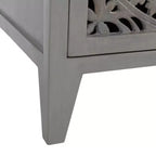 Table de chevet sculptée 1 porte Thea - NST5300 - Safavieh