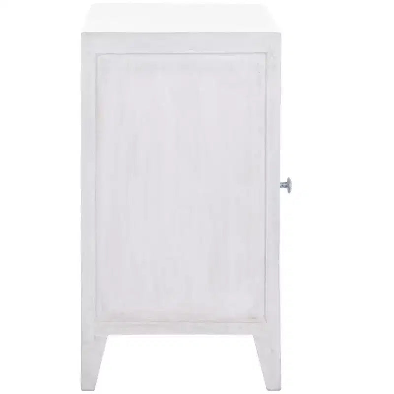 Table de chevet sculptée 1 porte Thea - NST5300 - Safavieh