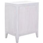 Table de chevet sculptée 1 porte Thea - NST5300 - Safavieh