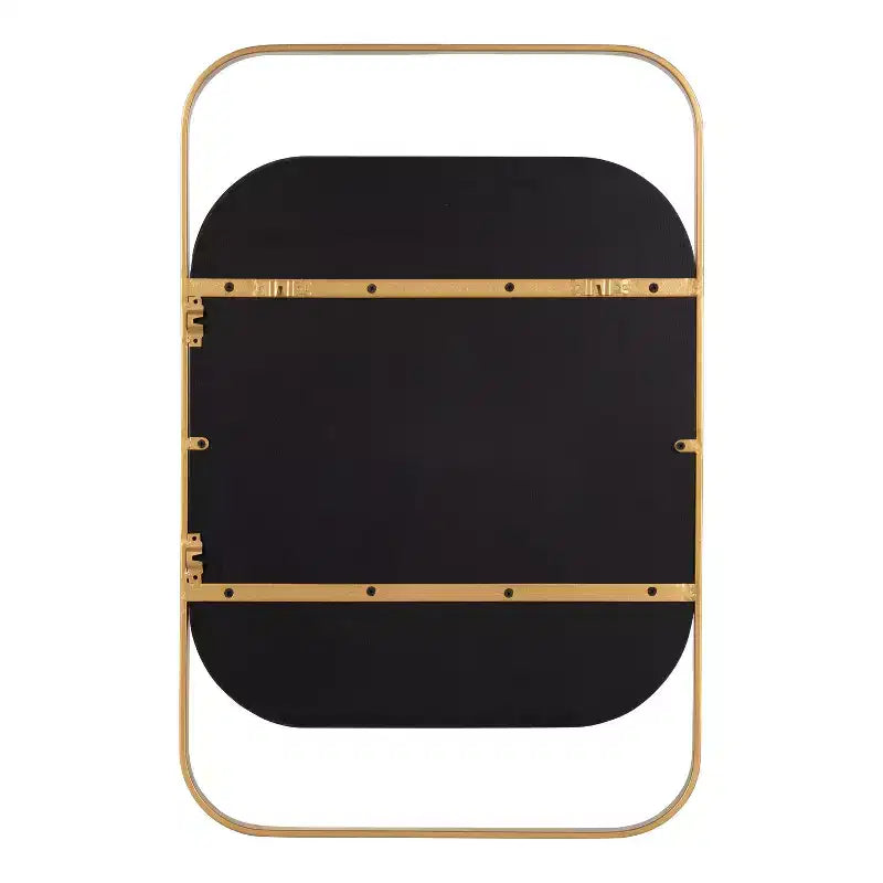 Miroir rectangulaire en métal Kate and Laurel Kellom, 20x30, doré