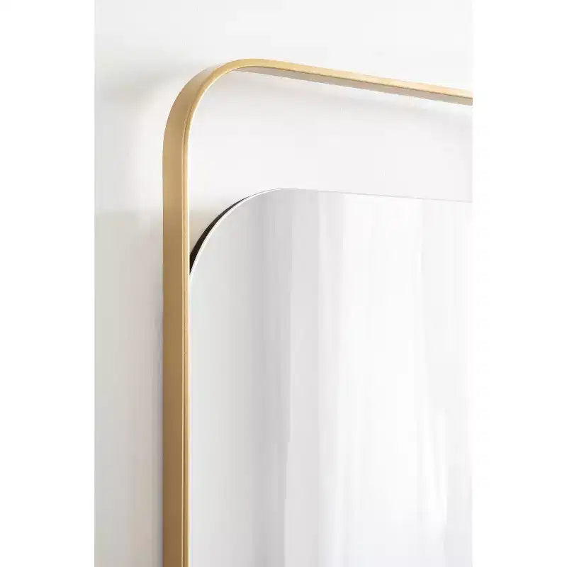 Miroir rectangulaire en métal Kate and Laurel Kellom, 20x30, doré