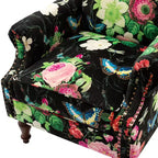 Fauteuil Theodor avec pieds fuseaux pour salon et chambre à coucher | ART OF LIVING DESIGNS