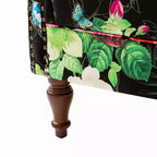 Fauteuil Theodor avec pieds fuseaux pour salon et chambre à coucher | ART OF LIVING DESIGNS