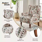 Fauteuil Theodor avec pieds fuseaux pour salon et chambre à coucher | ART OF LIVING DESIGNS