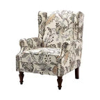Fauteuil Theodor avec pieds fuseaux pour salon et chambre à coucher | ART OF LIVING DESIGNS