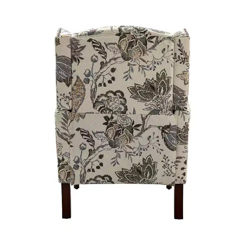Fauteuil Theodor avec pieds fuseaux pour salon et chambre à coucher | ART OF LIVING DESIGNS