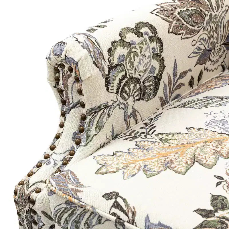 Fauteuil Theodor avec pieds fuseaux pour salon et chambre à coucher | ART OF LIVING DESIGNS