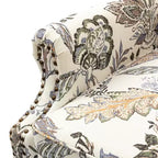Fauteuil Theodor avec pieds fuseaux pour salon et chambre à coucher | ART OF LIVING DESIGNS