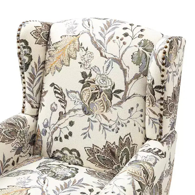 Fauteuil Theodor avec pieds fuseaux pour salon et chambre à coucher | ART OF LIVING DESIGNS