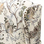 Fauteuil Theodor avec pieds fuseaux pour salon et chambre à coucher | ART OF LIVING DESIGNS