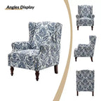 Fauteuil Theodor avec pieds fuseaux pour salon et chambre à coucher | ART OF LIVING DESIGNS
