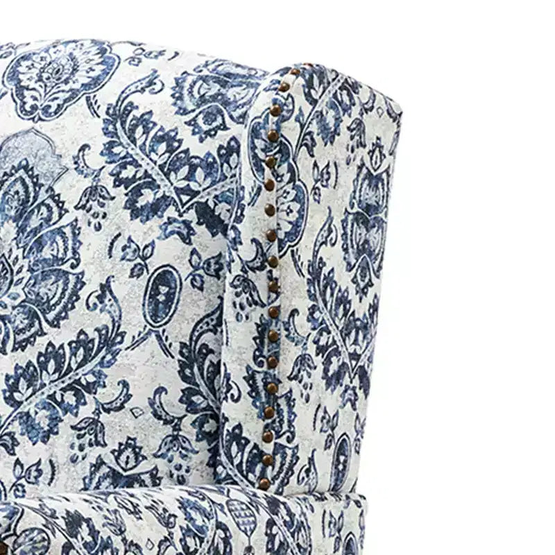 Fauteuil Theodor avec pieds fuseaux pour salon et chambre à coucher | ART OF LIVING DESIGNS