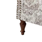 Fauteuil Theodor avec pieds fuseaux pour salon et chambre à coucher | ART OF LIVING DESIGNS