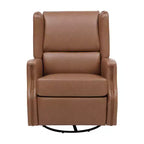Fauteuil inclinable, pivotant et à bascule Flash Furniture Omma, fauteuil inclinable manuel avec accoudoirs, pivotant à 360 degrés, parfait pour le salon, la chambre ou la chambre de bébé