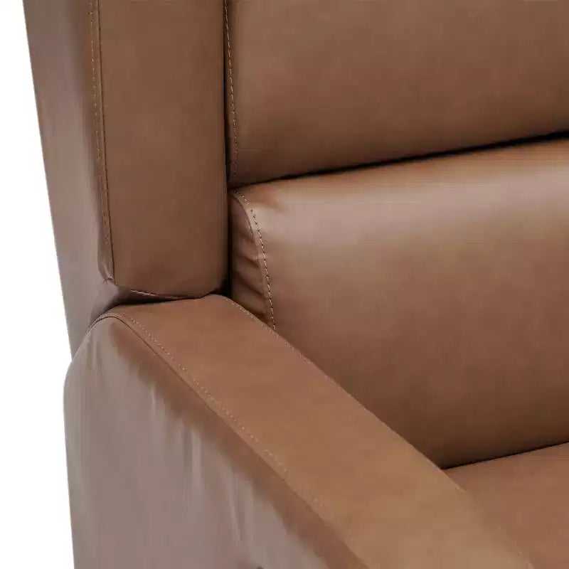 Fauteuil inclinable, pivotant et à bascule Flash Furniture Omma, fauteuil inclinable manuel avec accoudoirs, pivotant à 360 degrés, parfait pour le salon, la chambre ou la chambre de bébé