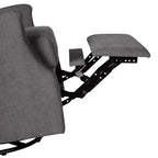 Fauteuil inclinable, pivotant et à bascule Flash Furniture Omma, fauteuil inclinable manuel avec accoudoirs, pivotant à 360 degrés, parfait pour le salon, la chambre ou la chambre de bébé