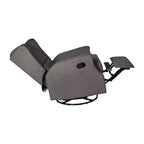 Fauteuil inclinable, pivotant et à bascule Flash Furniture Omma, fauteuil inclinable manuel avec accoudoirs, pivotant à 360 degrés, parfait pour le salon, la chambre ou la chambre de bébé