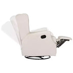 Fauteuil inclinable, pivotant et à bascule Flash Furniture Omma, fauteuil inclinable manuel avec accoudoirs, pivotant à 360 degrés, parfait pour le salon, la chambre ou la chambre de bébé