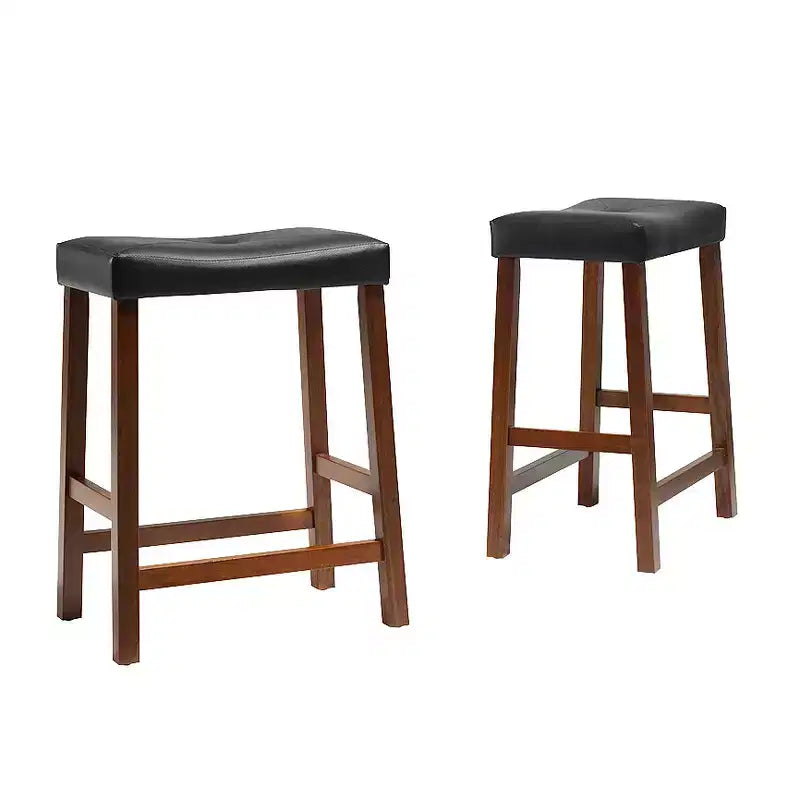 Lot de 2 tabourets de bar rembourrés de 61 cm de hauteur de comptoir – Crosley