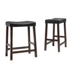 Lot de 2 tabourets de bar rembourrés de 61 cm de hauteur de comptoir – Crosley