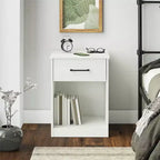 Table de chevet avec tiroir Pearce de la collection BrEZ Build de Ameriwood Home