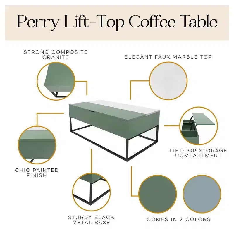 Table basse relevable Perry de Cortney's Collection