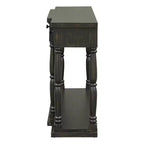 Console Rétro Haut de Gamme avec 4 Tiroirs de Rangement Frontaux et 1 Étagère pour Couloir, Salon - ModernLuxe