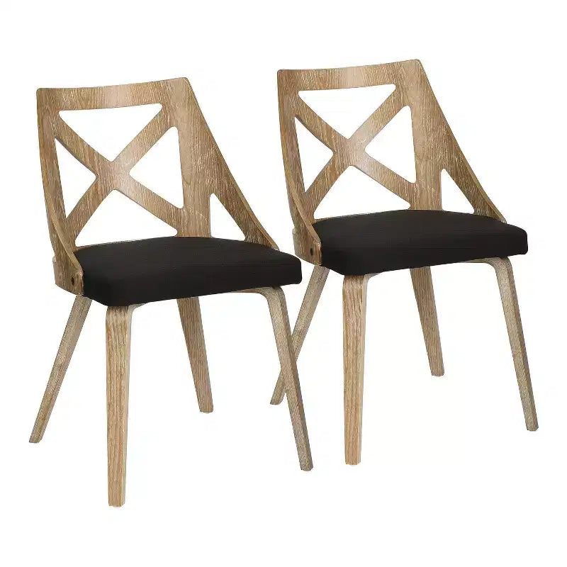 Lot de 2 chaises de salle à manger Charlotte - LumiSource