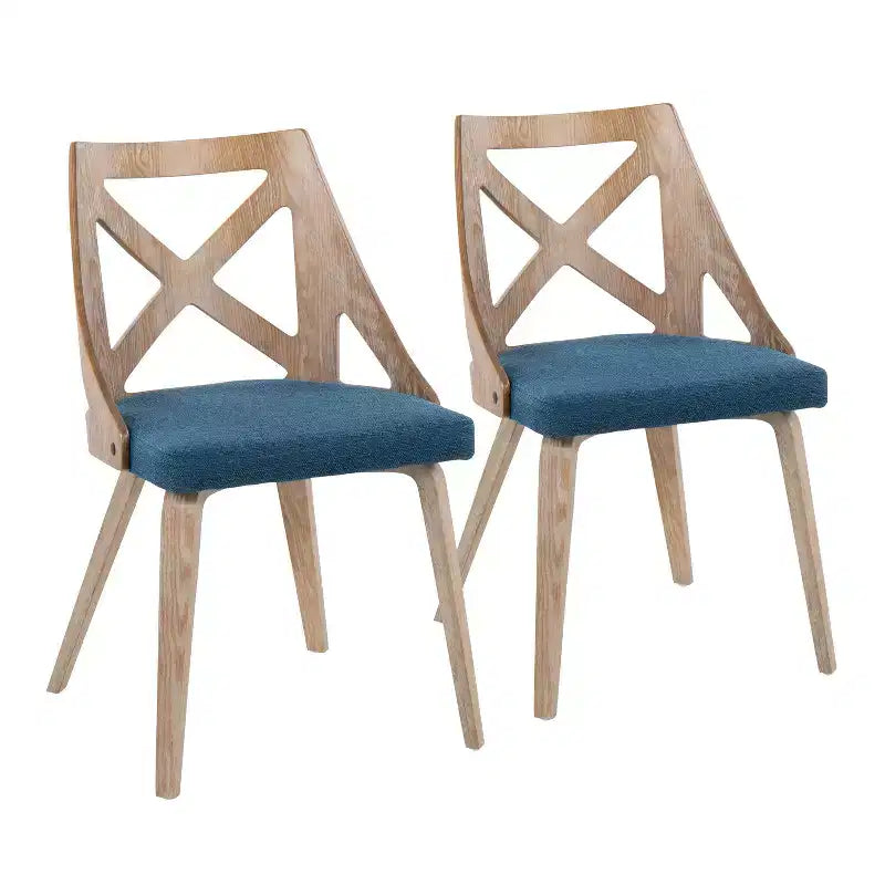 Lot de 2 chaises de salle à manger Charlotte - LumiSource