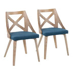 Lot de 2 chaises de salle à manger Charlotte - LumiSource