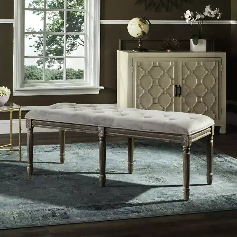 Banc Traditionnel Tufté Rocha - FOX6231 - Safavieh Couture