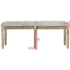 Banc Traditionnel Tufté Rocha - FOX6231 - Safavieh Couture