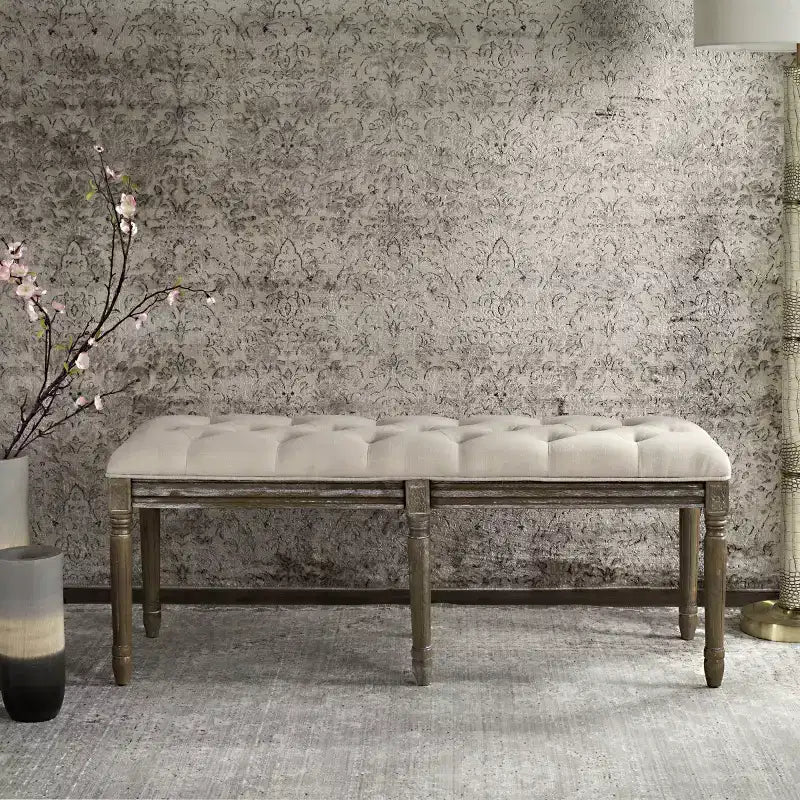 Banc Traditionnel Tufté Rocha - FOX6231 - Safavieh Couture