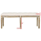 Banc Traditionnel Tufté Rocha - FOX6231 - Safavieh Couture