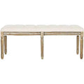 Rocha Tufted Traditional Bench - FOX6231 - Safavieh Couture
