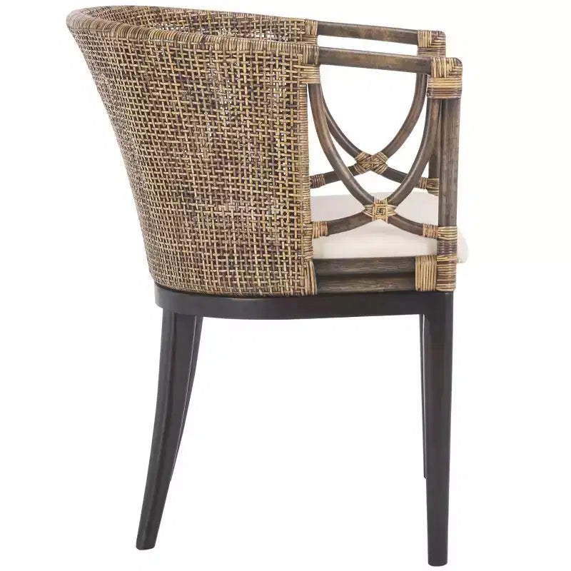 Fauteuil Beningo - SEA4001 - Marron/Blanc - Safavieh