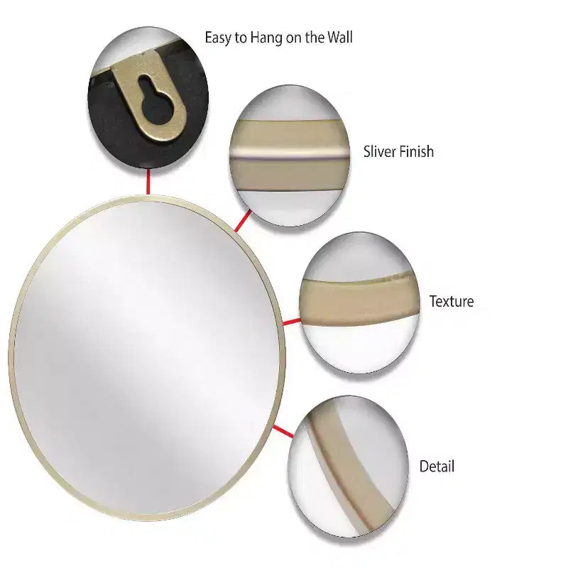 Miroir mural Adara 24 - Infinity Instruments
