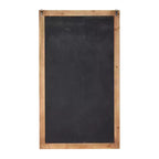 Miroir mural en bois vieilli avec perles marron - Olivia & May
