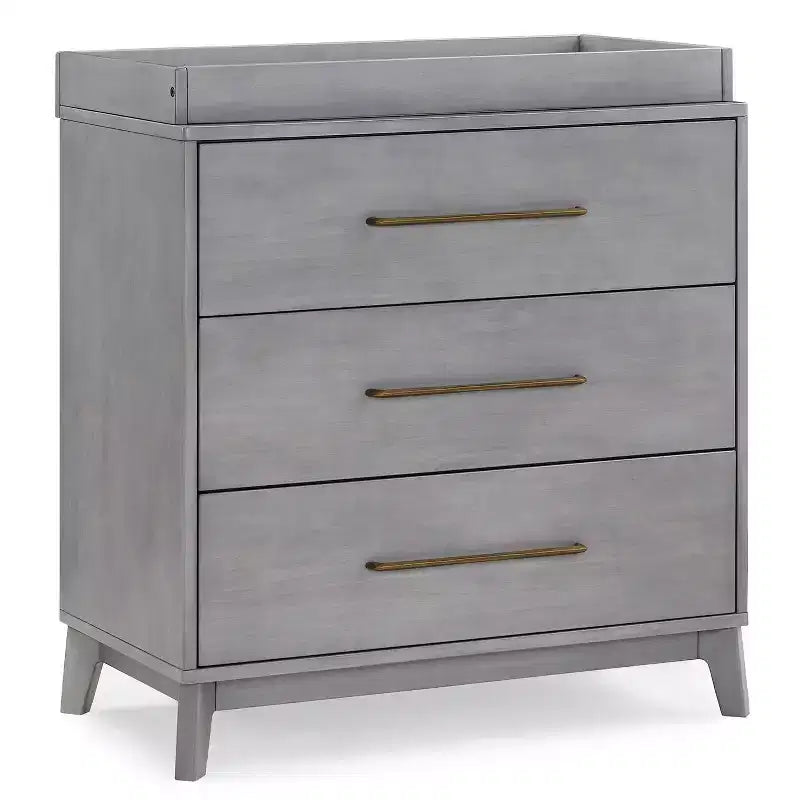Commode Delta Children Spencer à 3 tiroirs avec plateau à langer