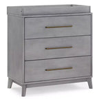 Commode Delta Children Spencer à 3 tiroirs avec plateau à langer