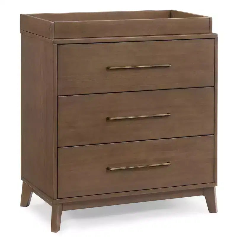 Commode Delta Children Spencer à 3 tiroirs avec plateau à langer