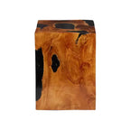 Tabouret d'appoint en teck côtier - Olivia & May