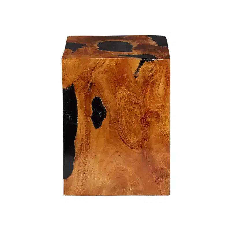 Tabouret d'appoint en teck côtier - Olivia & May