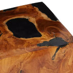 Tabouret d'appoint en teck côtier - Olivia & May