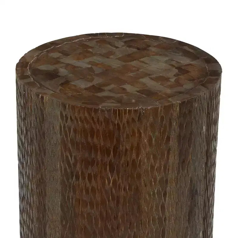 Tabouret d'appoint en teck côtier - Olivia & May