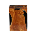 Tabouret d'appoint en teck côtier - Olivia & May