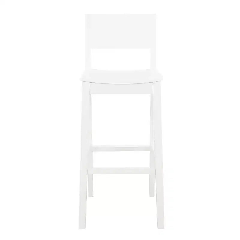 Lot de 2 tabourets de bar en bois massif Elizabeth de 76 cm - Linon