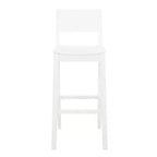 Lot de 2 tabourets de bar en bois massif Elizabeth de 76 cm - Linon